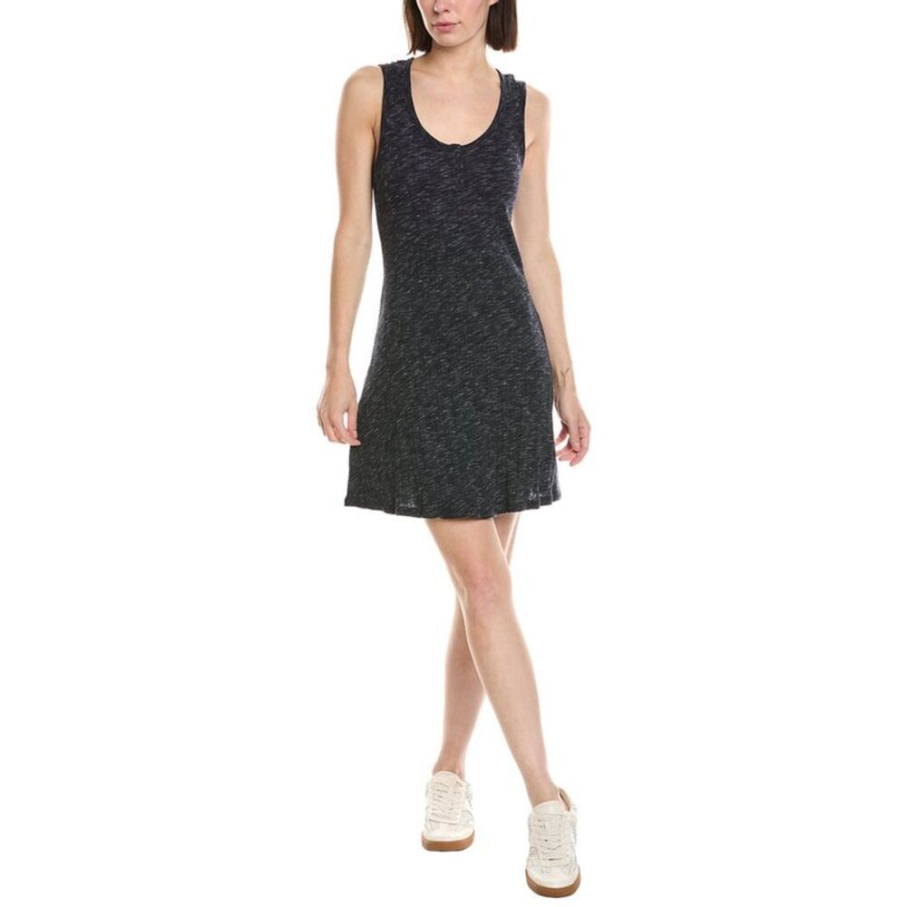 Atm Anthony Thomas Melillo Womens  Sweetheart Henley Dress, Blue